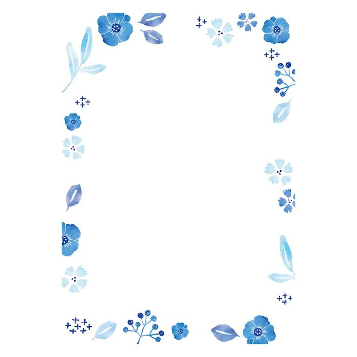Moonlight Flowers Letter Pad · Furukawashiko
