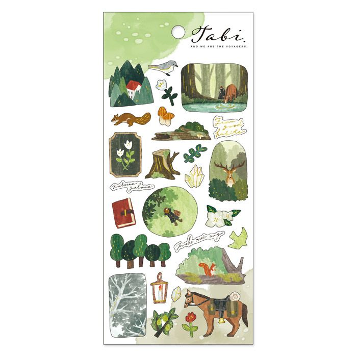 Mori no Kuni Tabi Series Sticker Sheet · Mind Wave