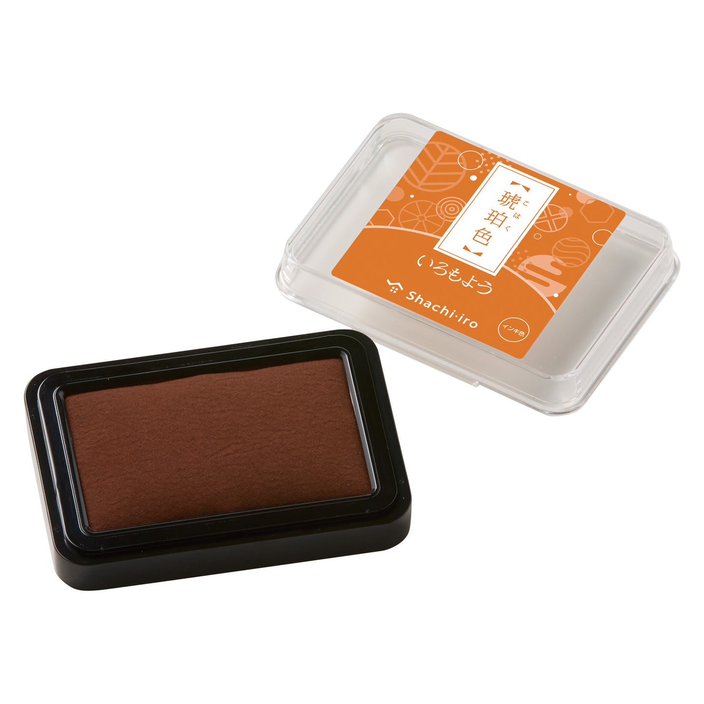 Amber · Shachihata Iromoyo Oil-Based Ink Pad