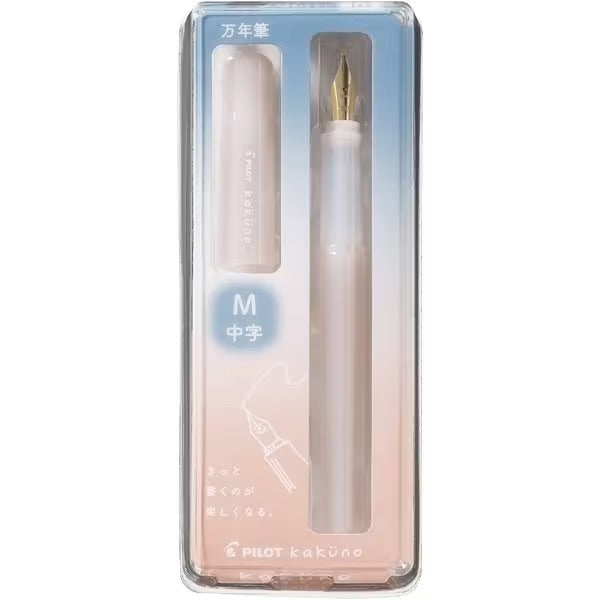 Pilot Kakuno Ivory White Fountain Pen《Madoromi Series》