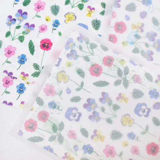 Pansies Letter Set · Paper Message