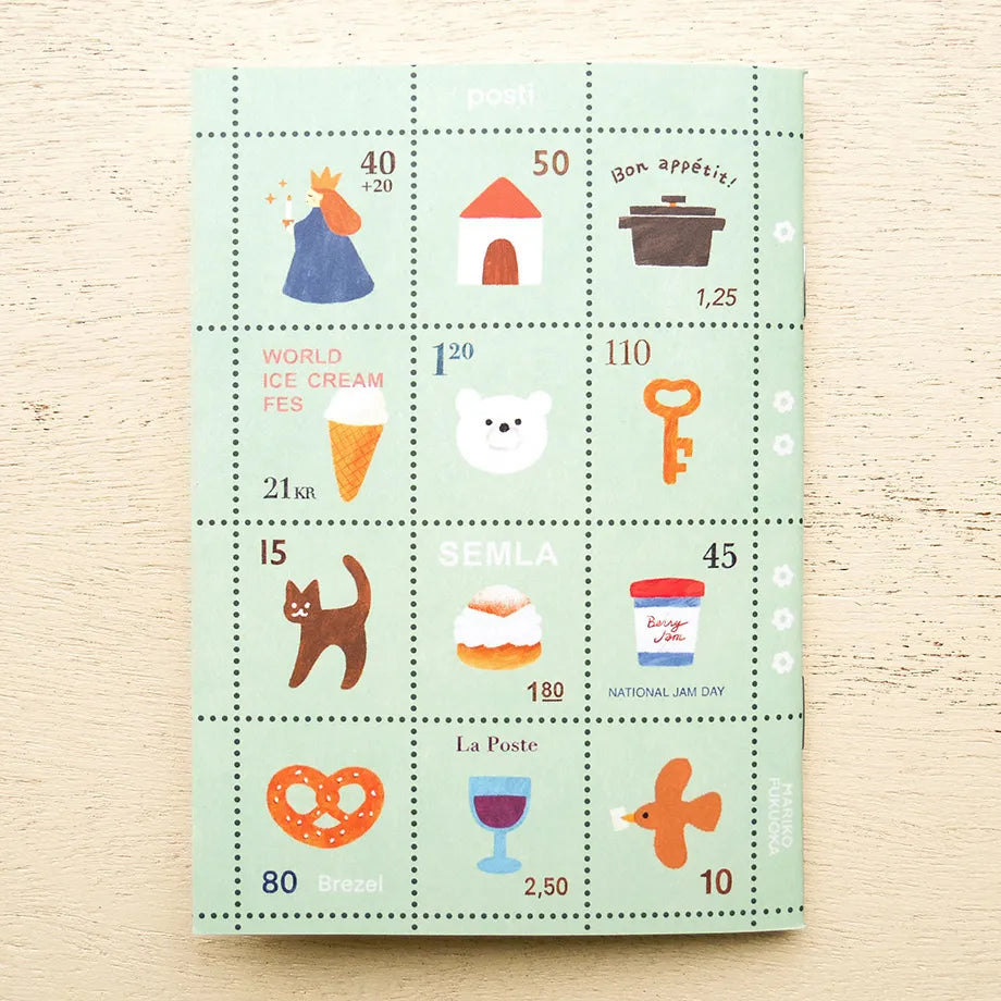 Tiny Note Mariko Fukuoka Stamp Note Book · Cozyca