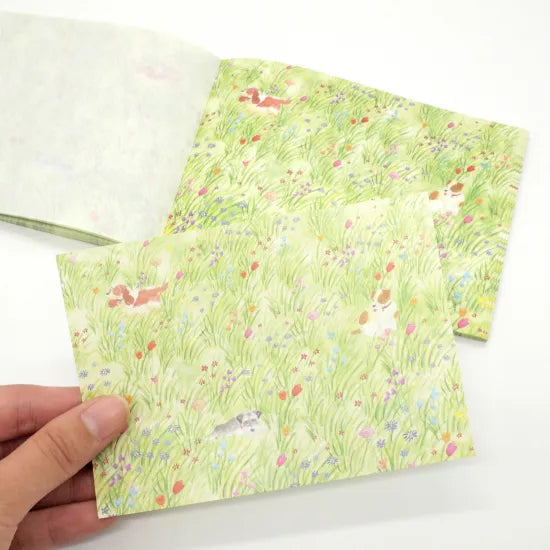 Dogs in the Meadow Memo Pad · Paper Message