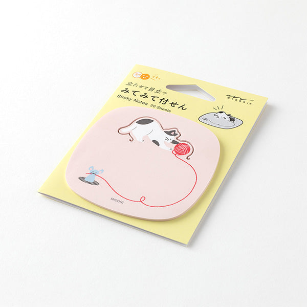 Cat & Yarn Pop-up Sticky Notes · Midori