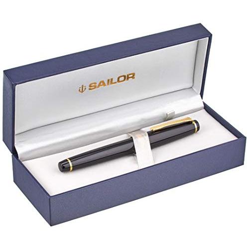 Sailor Pro Gear Slim Black with Gold Trim《Medium Fine》