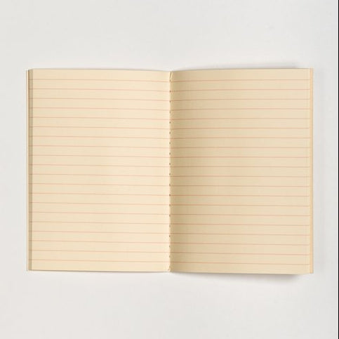 Vermillion Ruled A6 Notebook · Life