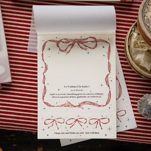 Ribbon Frame Letterpress Book · OURS Studio