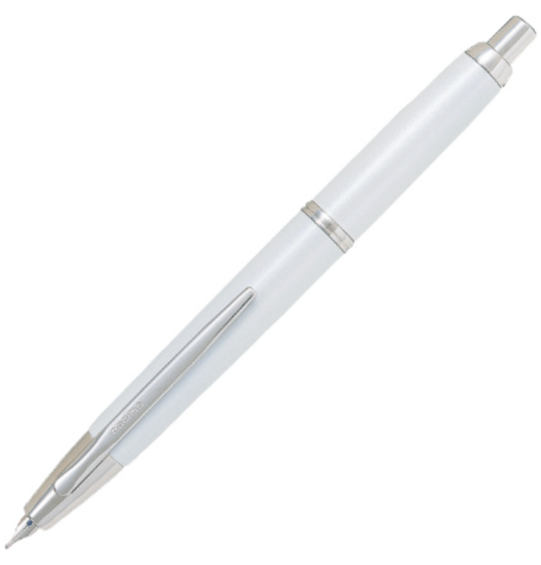 Pilot Vanishing Point White Decimo Fountain Pen