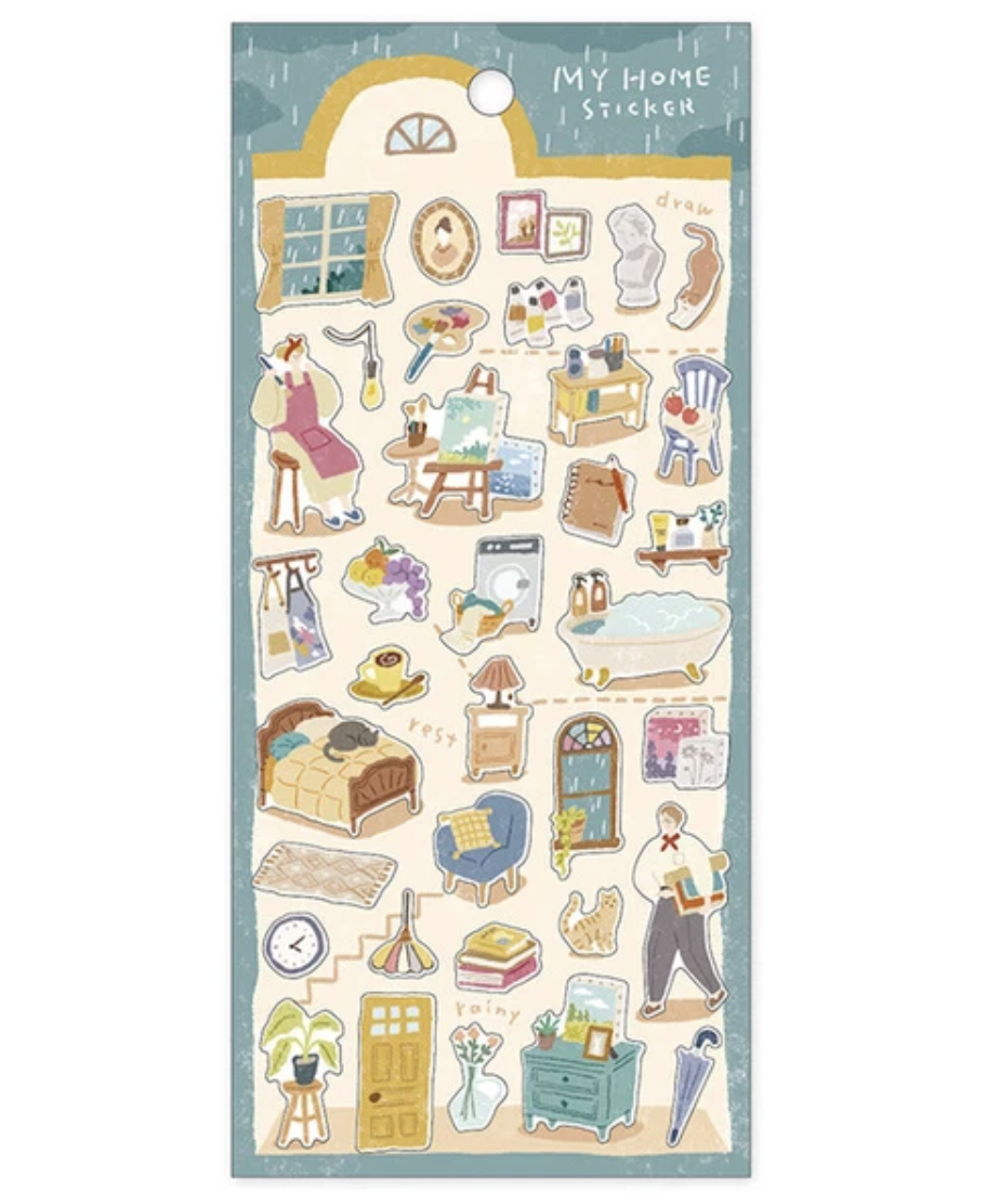 Art Time My Home Series Sticker Sheet · Mind Wave