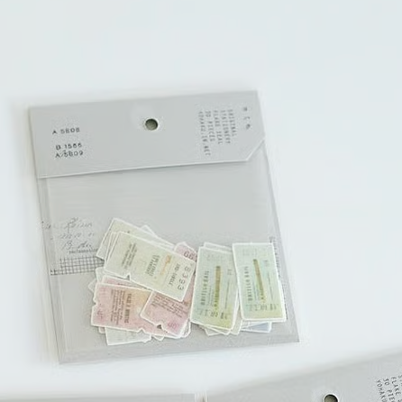 Ticket Flake Stickers · Yohaku