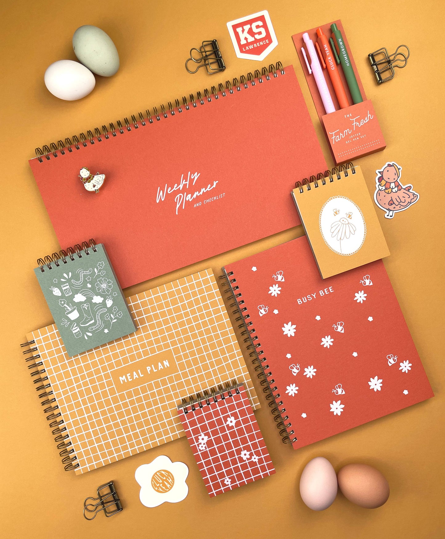 Hand-Drawn Grid Meal Planner · Ruff House Print Shop