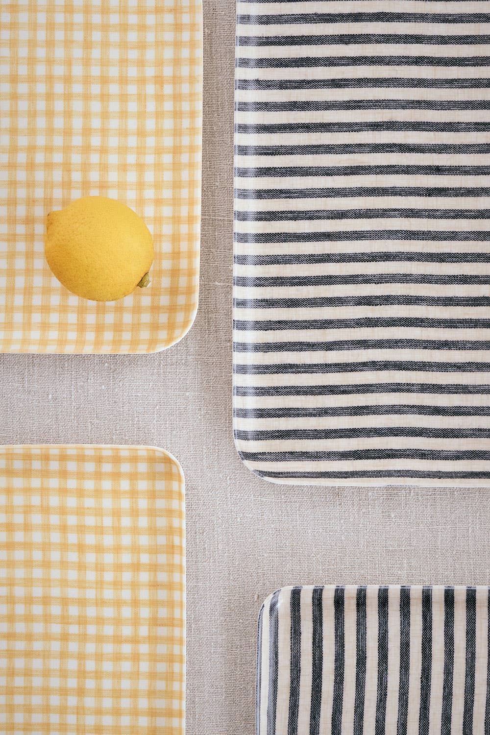 Jasper Linen Coated Tray · Fog Linen Work