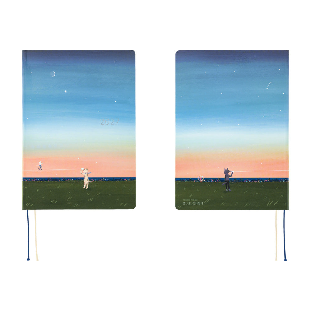 2027 Hobonichi HON Hiroko Kubota: String Telephone Until the Moon is Full《ENG/A5/Daily/Jan start/Mon start》