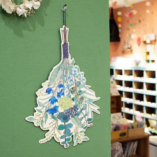 Large Bouquet Hanging Card · Paper Message