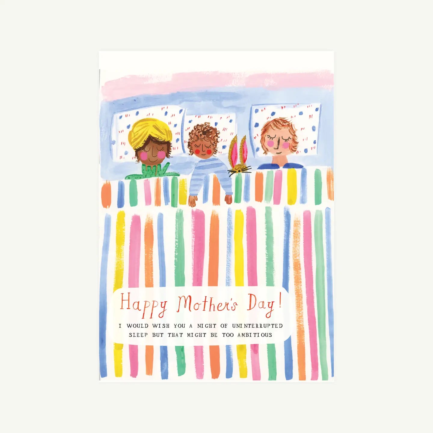 Don't Wake Him Mother's Day Greeting Card · Mr. Boddington's Studio