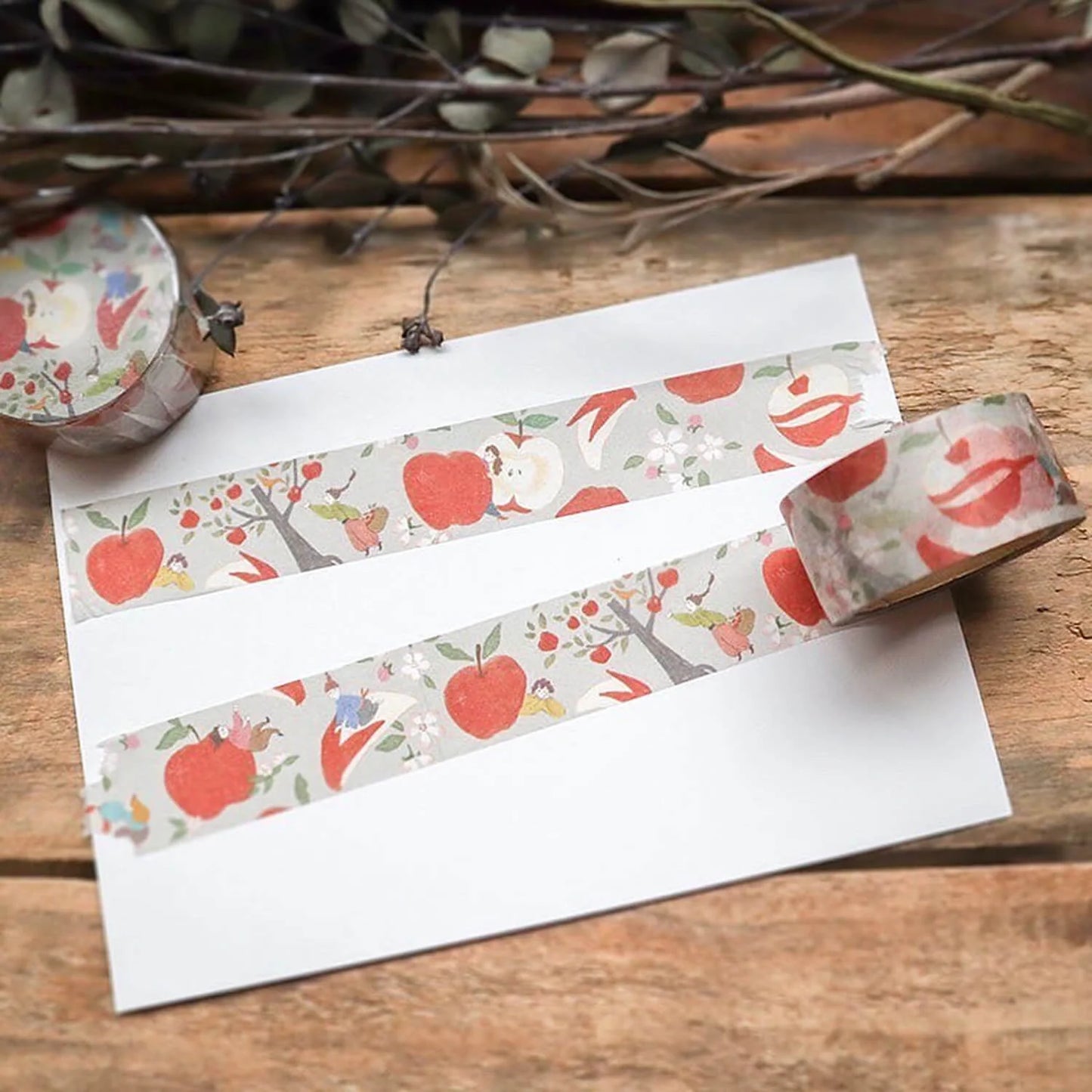 Aomori Apples & People Washi Tape・Keibunsha & meriBUN