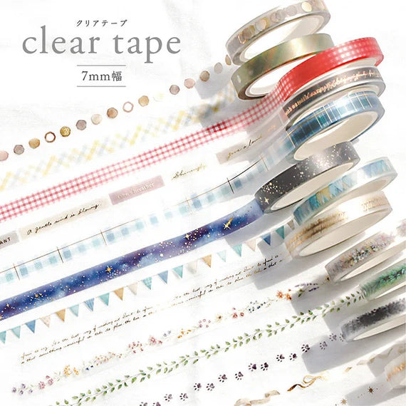 Paw Prints 7mm Clear Tape · Mind Wave