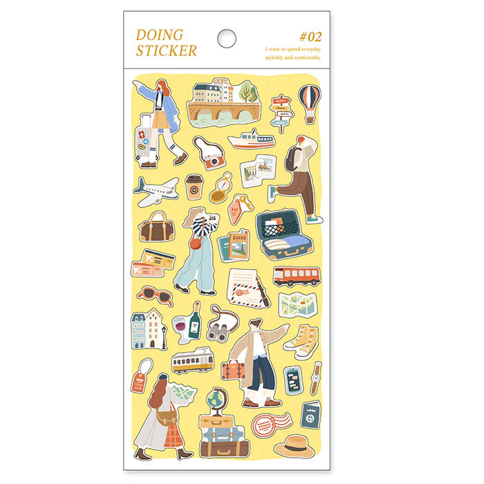 Travel Doing Series Sticker Sheet · Mind Wave