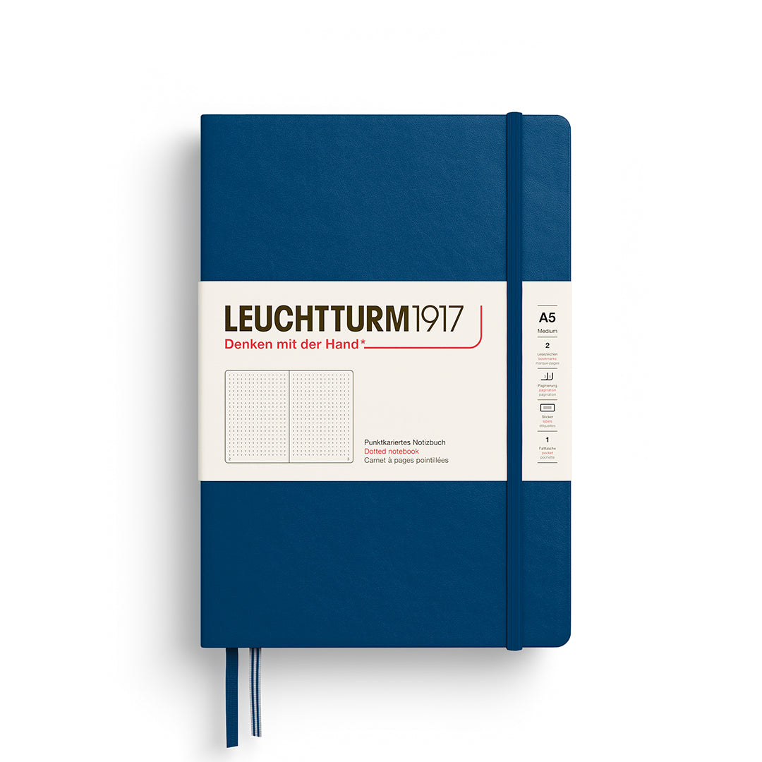 Indigo A5 Dot Grid Hardcover Notebook · Leuchtturm1917
