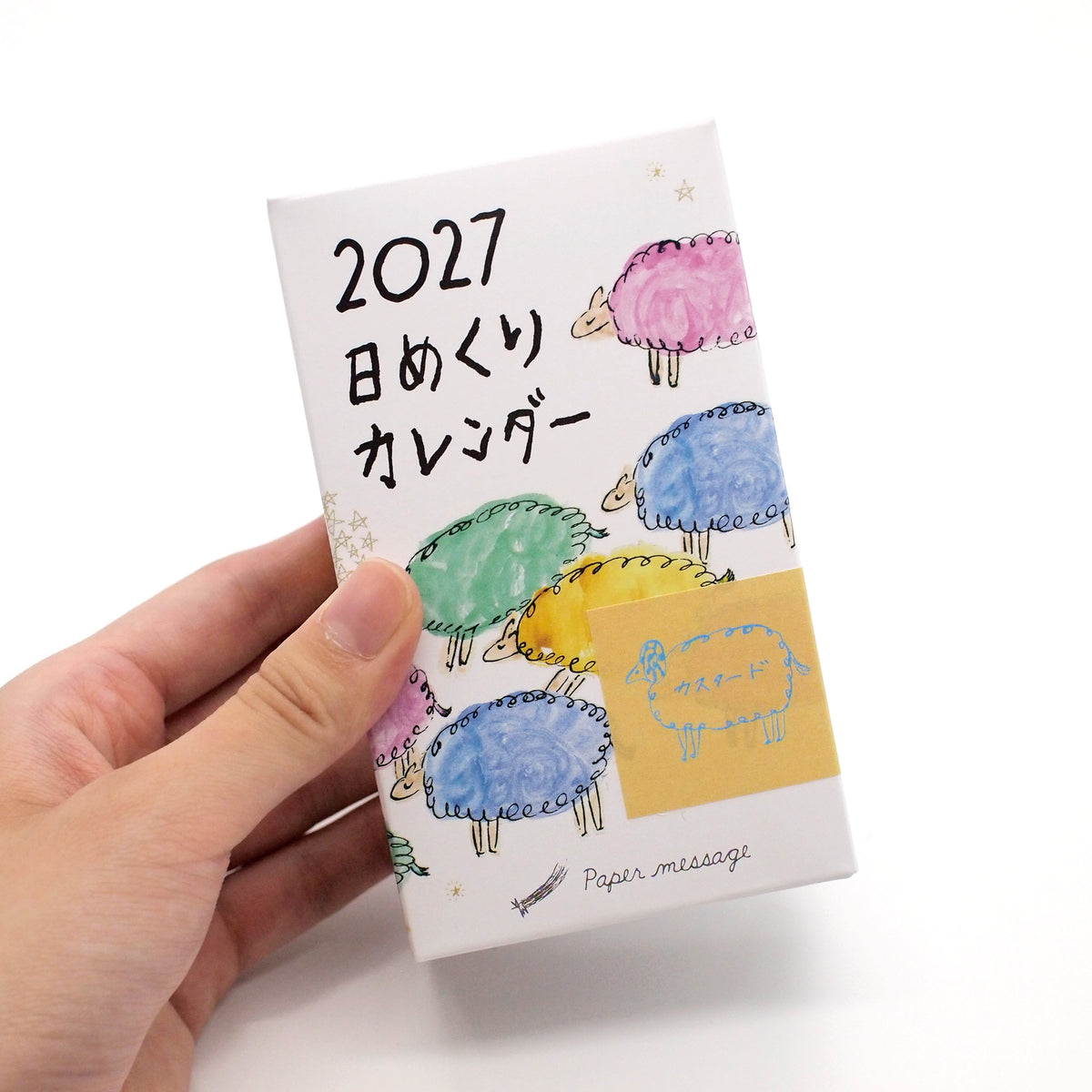 2027 Paper Message Daily Calendar《Standard Size》