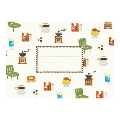 Retro Cafe Hanko Letter Set · Furukawashiko
