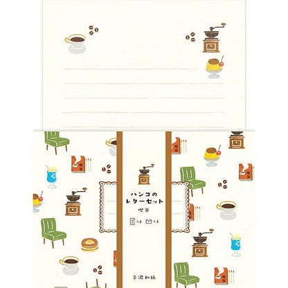 Retro Cafe Hanko Letter Set · Furukawashiko