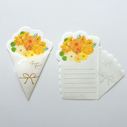 Mimosa Bouquet Letter Paper · Furukawashiko