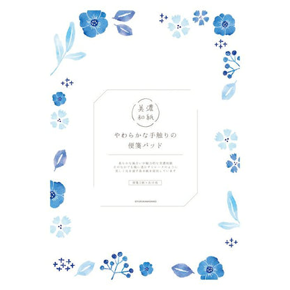 Moonlight Flowers Letter Pad · Furukawashiko