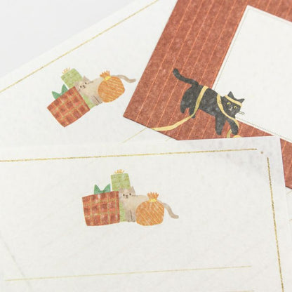 Presents & Cat Today's Letter Set · Furukawashiko
