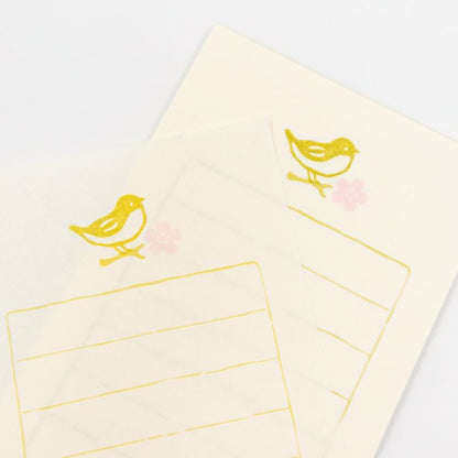 Sakura & Nightingale Soebumi-sen Letter Set · Furukawashiko