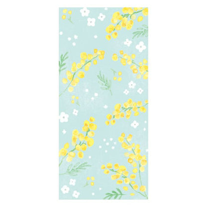 Mimosa and White Flowers Today's Letter · Furukawashiko