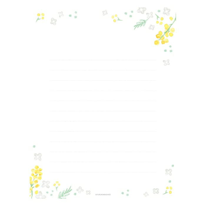 Mimosa Today's Letter Letter Set · Furukawashiko
