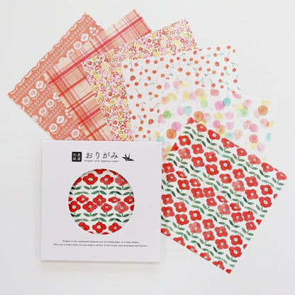 Aka Boxed Mino Washi Origami · Furukawashiko