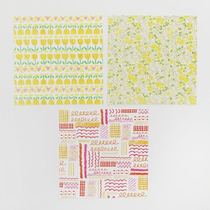 Kiiro Boxed Mino Washi Origami · Furukawashiko