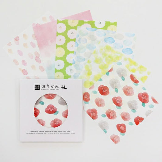 Pastels Boxed Mino Washi Origami · Furukawashiko