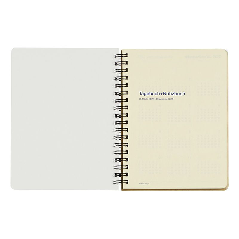 Rollbahn 2026 Cacher Spiral Bound Diary 《Large》