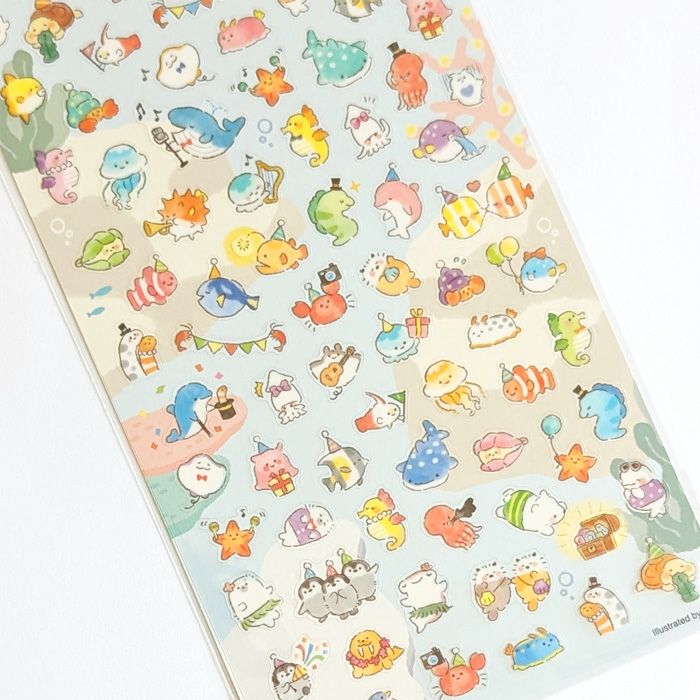 Sea Party Sticker Sheet · Mind Wave