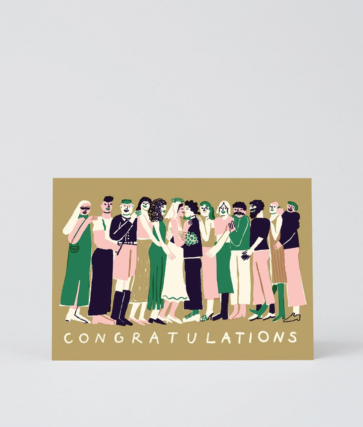 Wedding Party Congratulations Greeting Card · Wrap