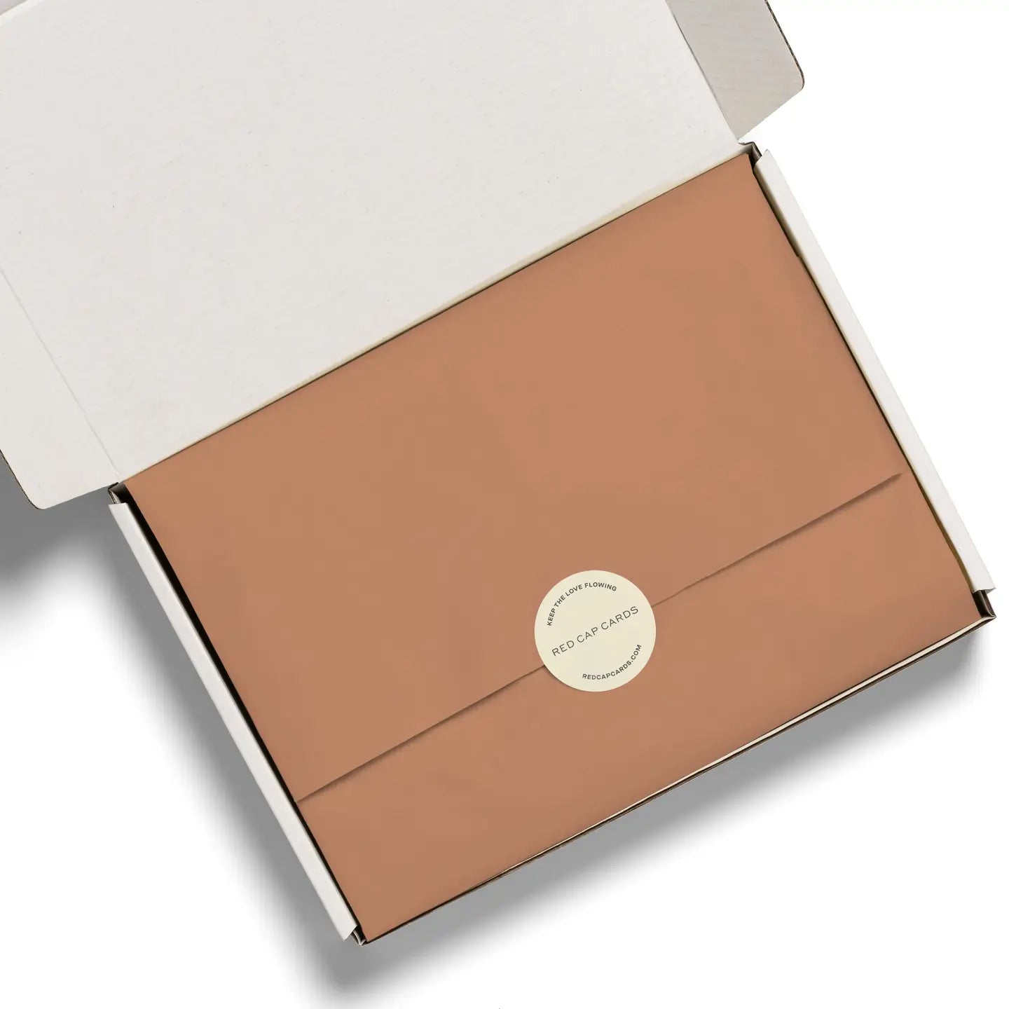Peach Tissue Paper · Red Cap Cards