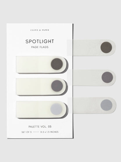 Vol. 05 Spotlight Page Flag Set · Cloth & Paper
