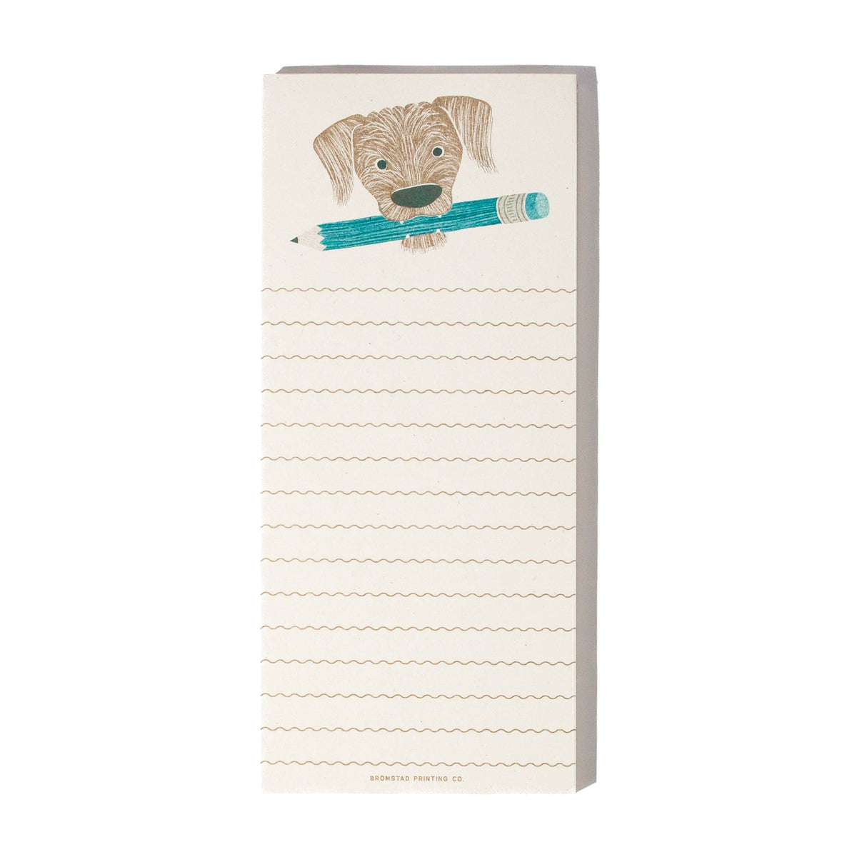 Pencil Dog Note Pad · Bromstad Printing Co.