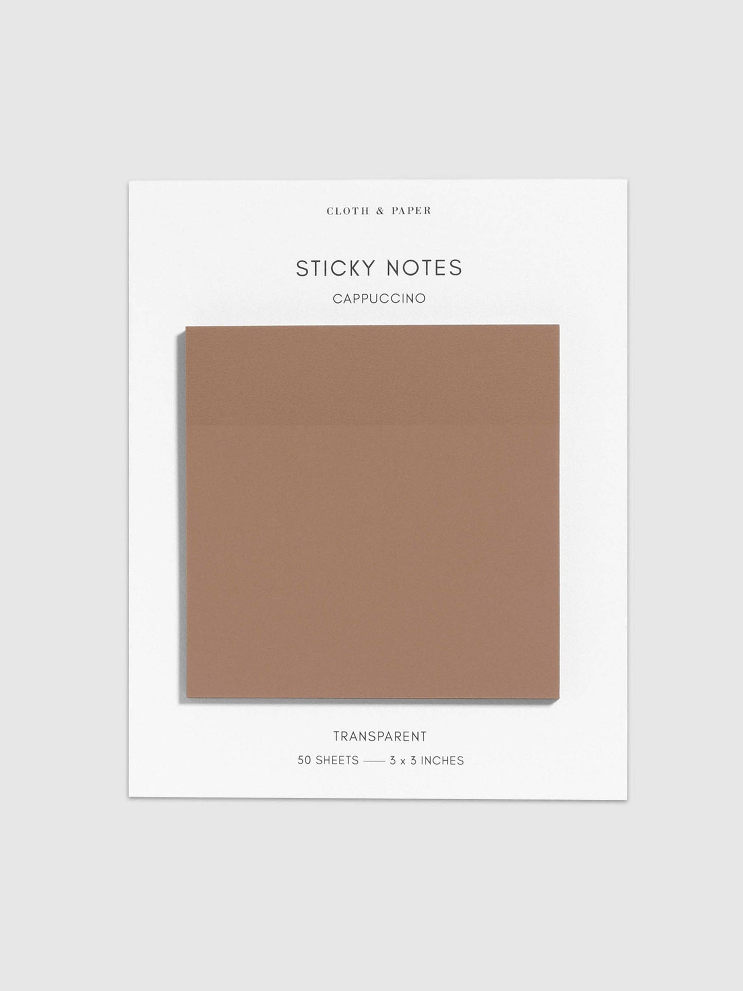 Transparent Aspen Sticky Notes · Cloth & Paper