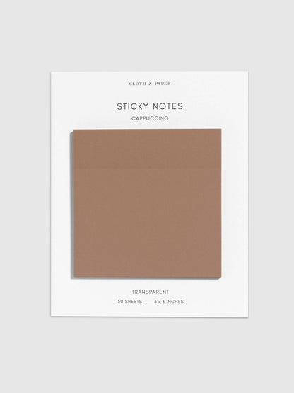 Transparent Sorbet Sticky Notes · Cloth & Paper