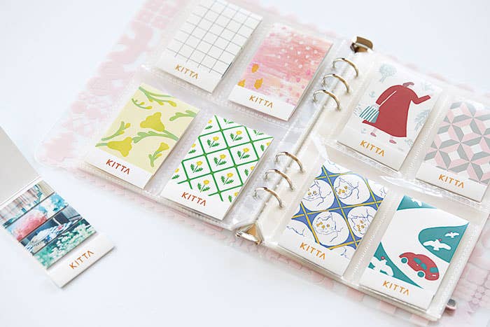 Pink OTONA Sticker Collection Binder · King Jim