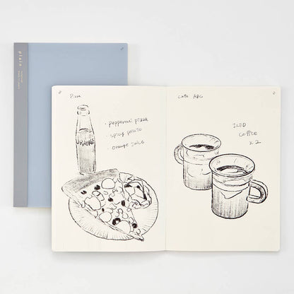 Isshoni. NoteBook Number A5 Plain: Clear・Daigo
