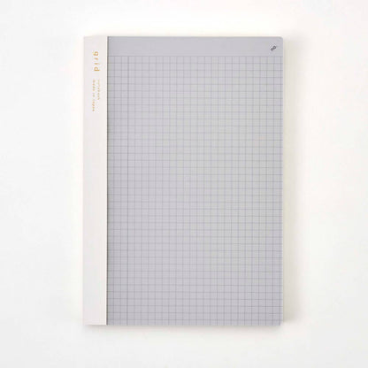 Isshoni. NoteBook Number A5 Grid : Black・Daigo