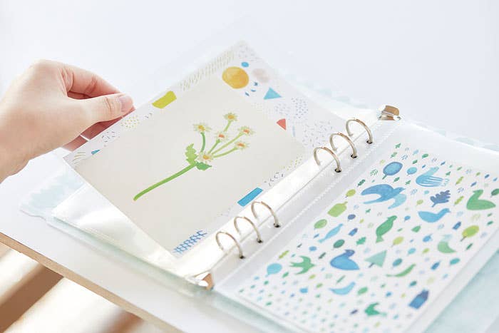 Pink OTONA Sticker Collection Binder · King Jim