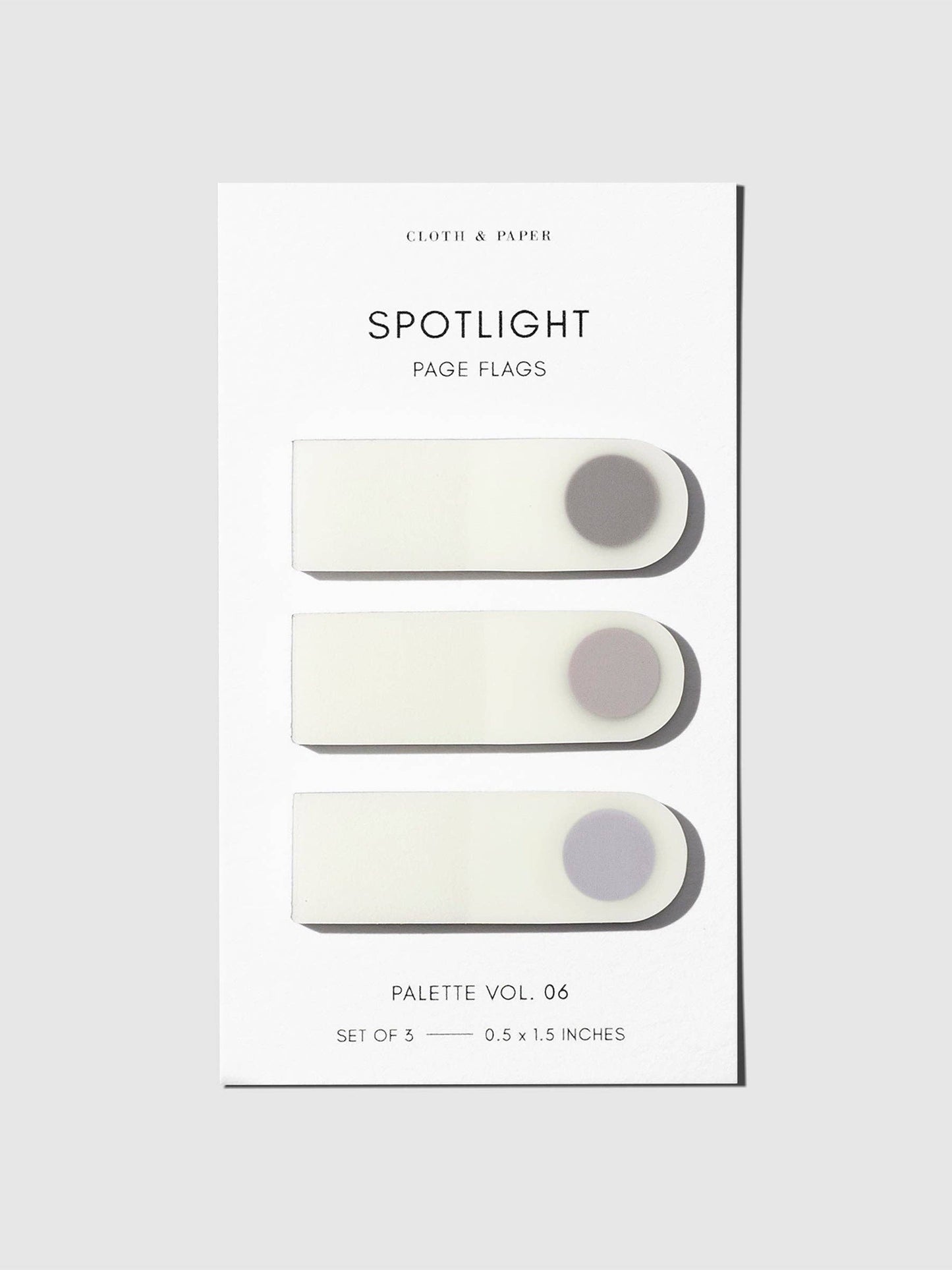 Vol. 1E Spotlight Page Flag Set · Cloth & Paper