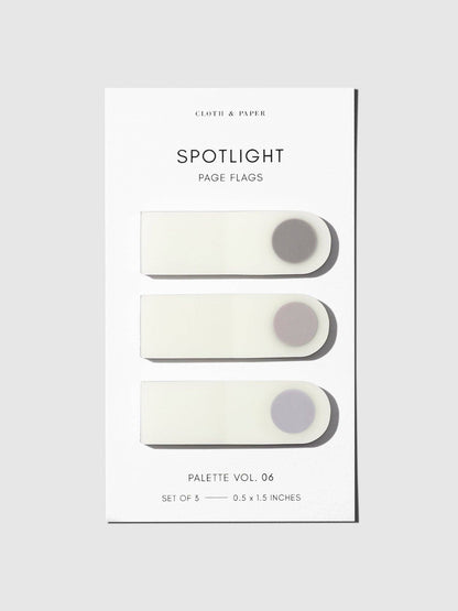 Vol. 1E Spotlight Page Flag Set · Cloth & Paper
