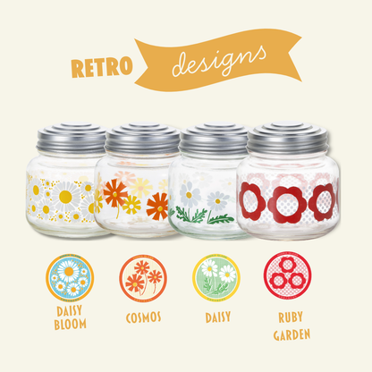 Pear Mini Glass Bonbon Jar · Aderia Retro